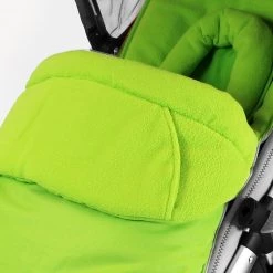 Baby Travel Footmuffs Luxury 2 In 1 Footmuff & Headhugger For Quinny Buzz - Lime