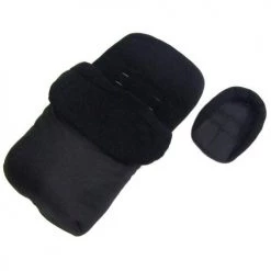 Baby Travel Footmuffs Deluxe Universal Footmuff & Headhugger - Black