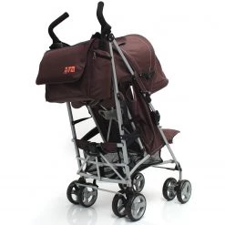 Changing Bags Baby Travel Zeta Changing Bag Plain HOT CHOCOLATE Complete With Changing Matt (Clearance)