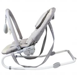 ISafe Baby Bouncer Rocker Feeding Relaxing Chair From Birth (Chevron) Baby Bouncers