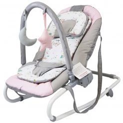 ISafe Baby Bouncer Rocker Feeding Relaxing Chair From Birth (Foxy) Baby Bouncers