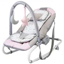 ISafe Starter Bundle Walker Rocker Baby Bouncer (Foxy) Highchair - (Twilight Plus)