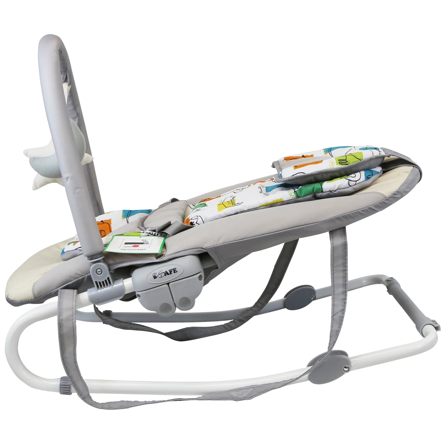 ISafe Baby Bouncer Rocker Feeding Relaxing Chair From Birth (Shiny Stars)