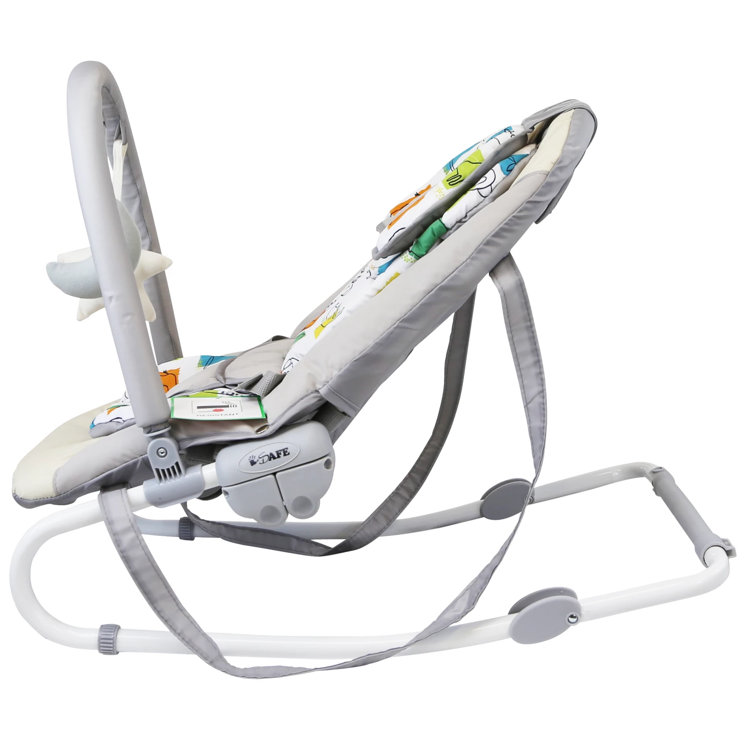 ISafe Baby Bouncer Rocker Feeding Relaxing Chair From Birth (Shiny Stars)