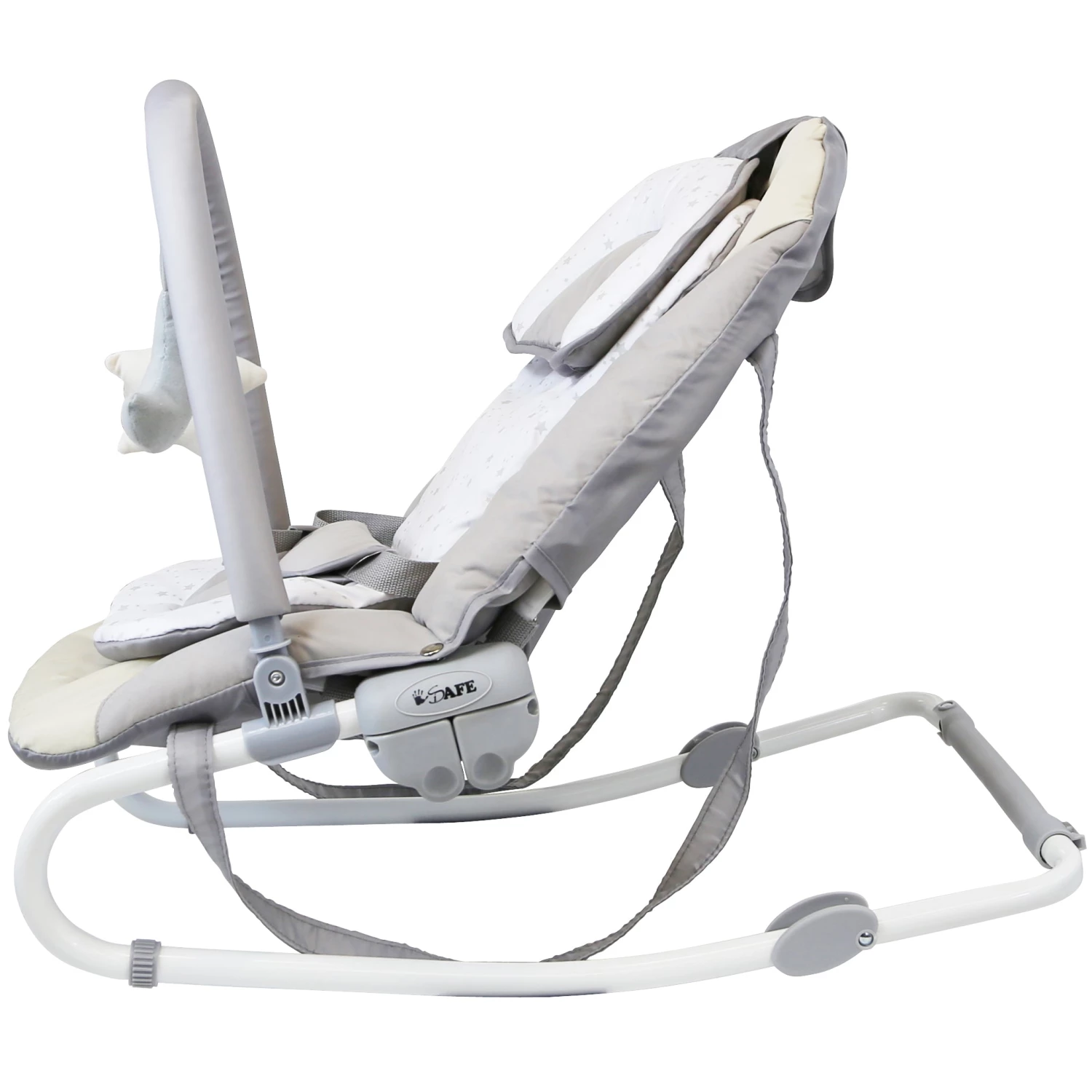 ISafe Baby Bouncer Rocker Feeding Relaxing Chair From Birth (Shiny Stars)