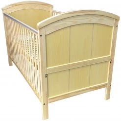 Cots | Cotbeds ISafe Cot Bed Toddler Bed - Liam (Natural Pine) With Foam Mattress