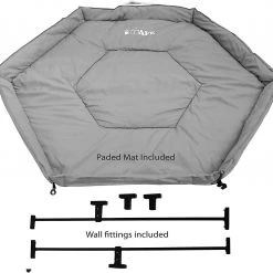 Baby Travel Stair Gates Baby Playpen 3in1 By ISafe Fire Guard Room Divider Safety Gate (Fabric)