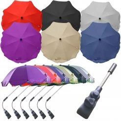 ISafe ABC Designs 3 In 1 Stroller Pram Parasol Umbrella Canopy Triple Adjust Fully Universal Related Accessories