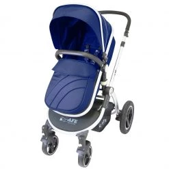 ISafe 3 In 1 Pram System Navy (Blue) Travel System