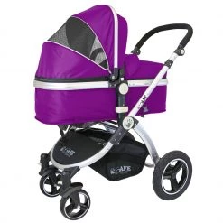 ISafe 3 In 1 Pram System Plum (Purple) Travel System