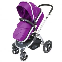 ISafe 3 In 1 Pram System Plum (Purple) Travel System