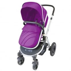 ISafe 3 In 1 Pram System Plum (Purple) Travel System