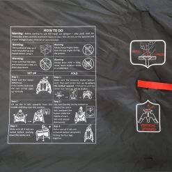 Rest & Play Collection ISafe Rest & Play Luxury Travel Cot Playpen (Black/Pink) 120 Cm X 60 Cm Complete With Mattress