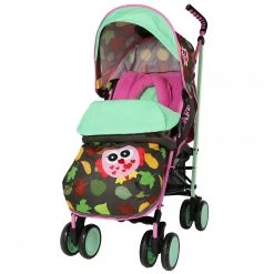 SALE!!! ISafe Stroller - Leaf And Owl Complete With Footmuff Head Hugger, Raincover Strollers & Buggies