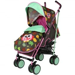 SALE!!! ISafe Stroller - Leaf And Owl Complete With Footmuff Head Hugger, Raincover Strollers & Buggies