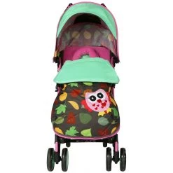 Strollers & Buggies ISafe Stroller - Leaf And Owl Complete With Footmuff Head Hugger, Raincover + Changing Bag