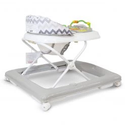 ISafe Mama PLUS & Bundles Matching Starter Bundle Baby Walker And Highchair - (Chevron)