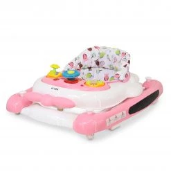 2 In 1 Walker & Rockers ISafe 2 In 1 Baby Walker And Rocker (Pretty Pink Cream)