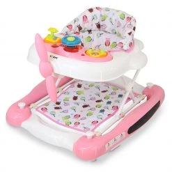 ISafe Starter Bundle Walker Rocker Baby Bouncer (Foxy) Highchair - (Twilight Plus)
