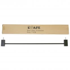 ISafe DeLuxe Wooden Stair Gate Auto Close 90° Stop Open (Antique) Stair Gates