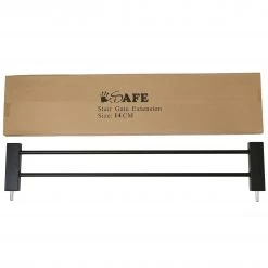 ISafe DeLuxe Wooden Stair Gate Auto Close 90° Stop Open (Antique) Stair Gates