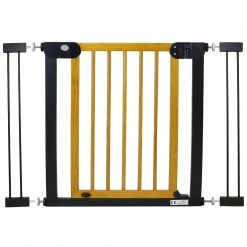 ISafe DeLuxe Wooden Stair Gate Auto Close 90° Stop Open (Antique) Stair Gates