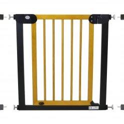 ISafe DeLuxe Wooden Stair Gate Auto Close 90° Stop Open (Antique) Stair Gates