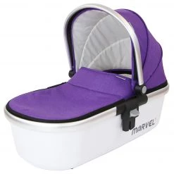 Marvel Carrycot - Monaco Maroon 3 In 1 Pram Systems