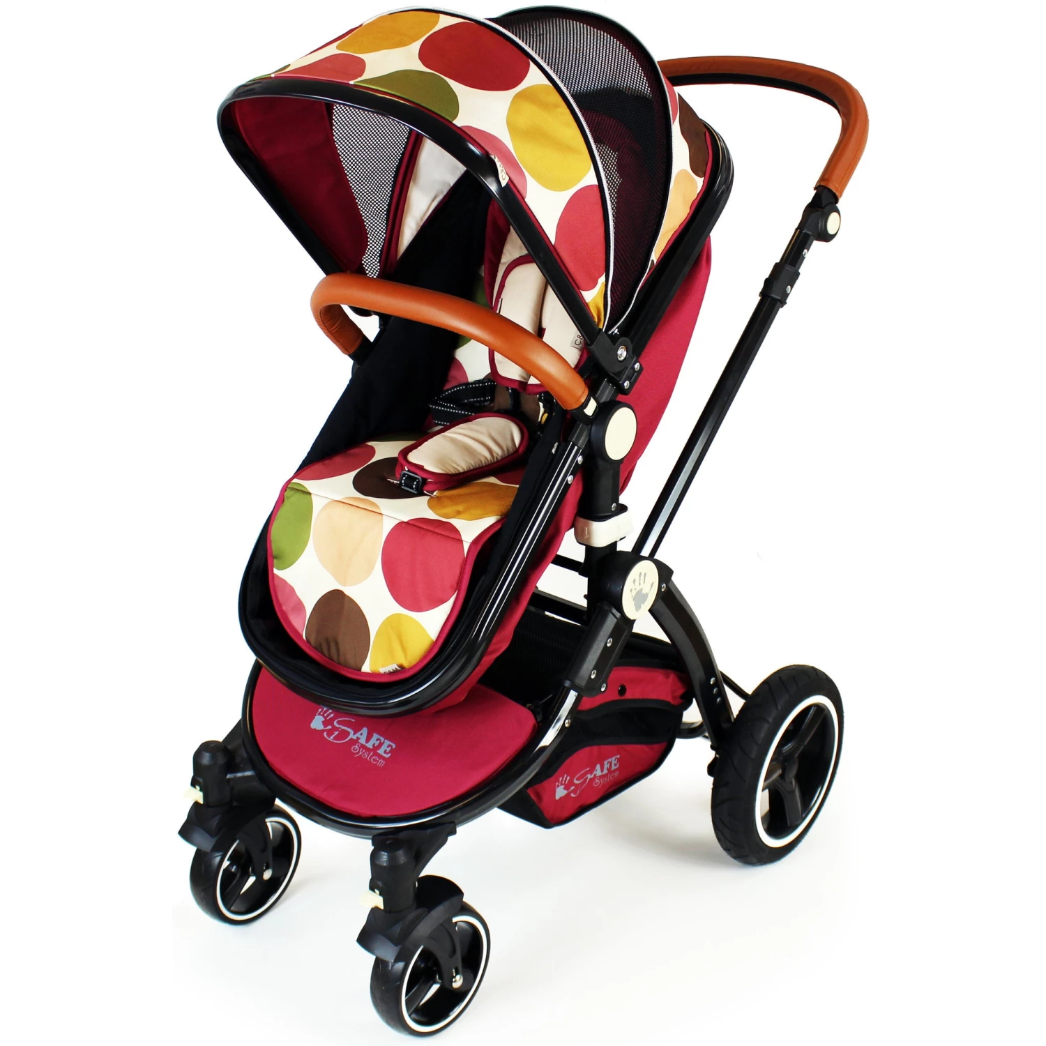 ISafe Baby Pram System 3 In 1 Complete With Bedding C&M Designs 3 In 1 Pram Systems
