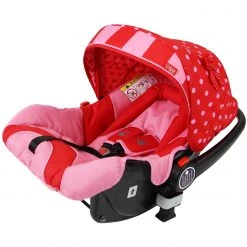 ISafe 3 In 1 Pram Systems SALE!!! I-Safe System - Bow Dots Trio Travel System Pram & Luxury Stroller 3 In 1 Complete With Car Seat