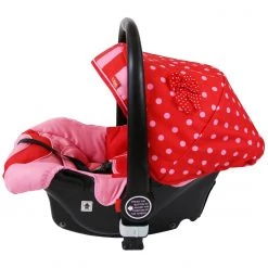 ISafe 3 In 1 Pram Systems SALE!!! I-Safe System - Bow Dots Trio Travel System Pram & Luxury Stroller 3 In 1 Complete With Car Seat