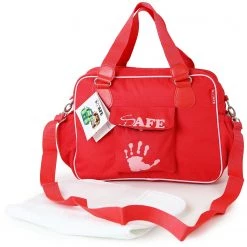 ISafe Changing Bag Luxury Quality - Warm Red (Red/Red) (Clearance) Changing Bags