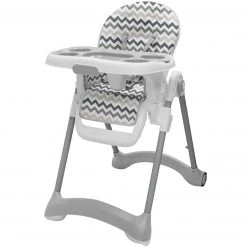 ISafe Mama PLUS & Bundles Matching Starter Bundle Baby Walker And Highchair (Chevron)