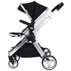3 In 1 Pram Systems Marvel Combi 3in1 Travel System Pram Pushchair With Carrycot & Carseat Black
