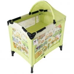 ISafe Mini Travel Cot With Bassinet And Canopy - City Break 81 X 56 X 84 Cm Mini Travel Cots (Space Saver)