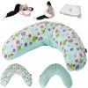 ISafe Pregnancy Maternity And Feeding Pillow Aquarius + Vacuum Storage Bag + Pillow Case Support Pillows