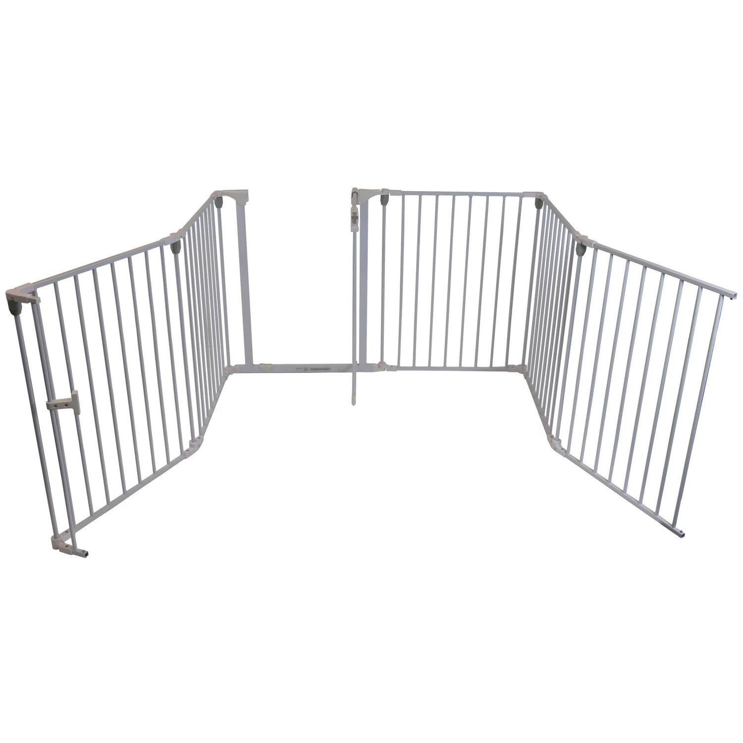 Baby Travel Baby Playpen 3 In 1 By ISafe Metal Or Fabric Fire Guard Room Divider Safety Gate (Metal)