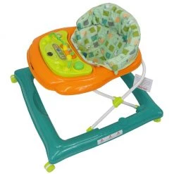 2 In 1 Walker & Rockers ISafe Foldable Baby Walker Rocker Entertainers Walk Along Activity Centres