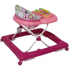 ISafe Play Time Baby Walker - Purple / Pink 2 In 1 Walker & Rockers