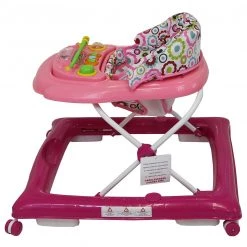ISafe Play Time Baby Walker - Purple / Pink 2 In 1 Walker & Rockers