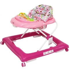 ISafe Play Time Baby Walker - Purple / Pink 2 In 1 Walker & Rockers