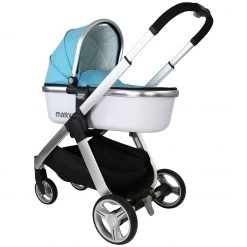 Marvel Carrycot - Surf Blue 3 In 1 Pram Systems