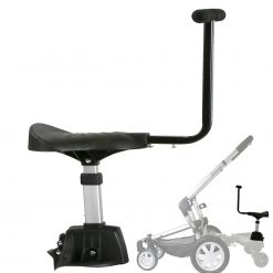 ISafe SegBoard Buggy Board Sit Or Step Pram Board - Swirl Complete With Saddle Seat Buggy Boards With Saddle