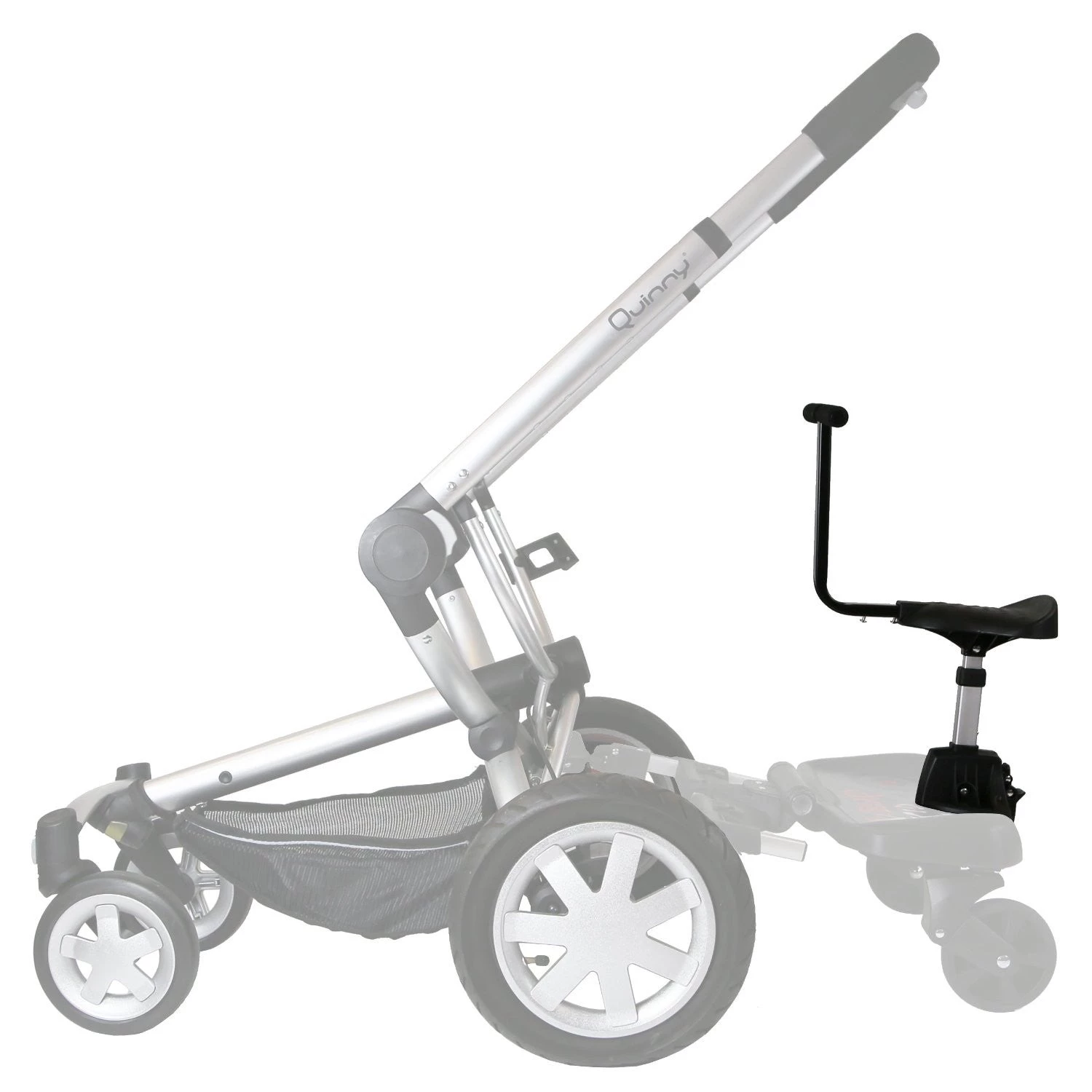 ISafe SegBoard Buggy Board Sit Or Step Pram Board - Swirl Complete With Saddle Seat Buggy Boards With Saddle