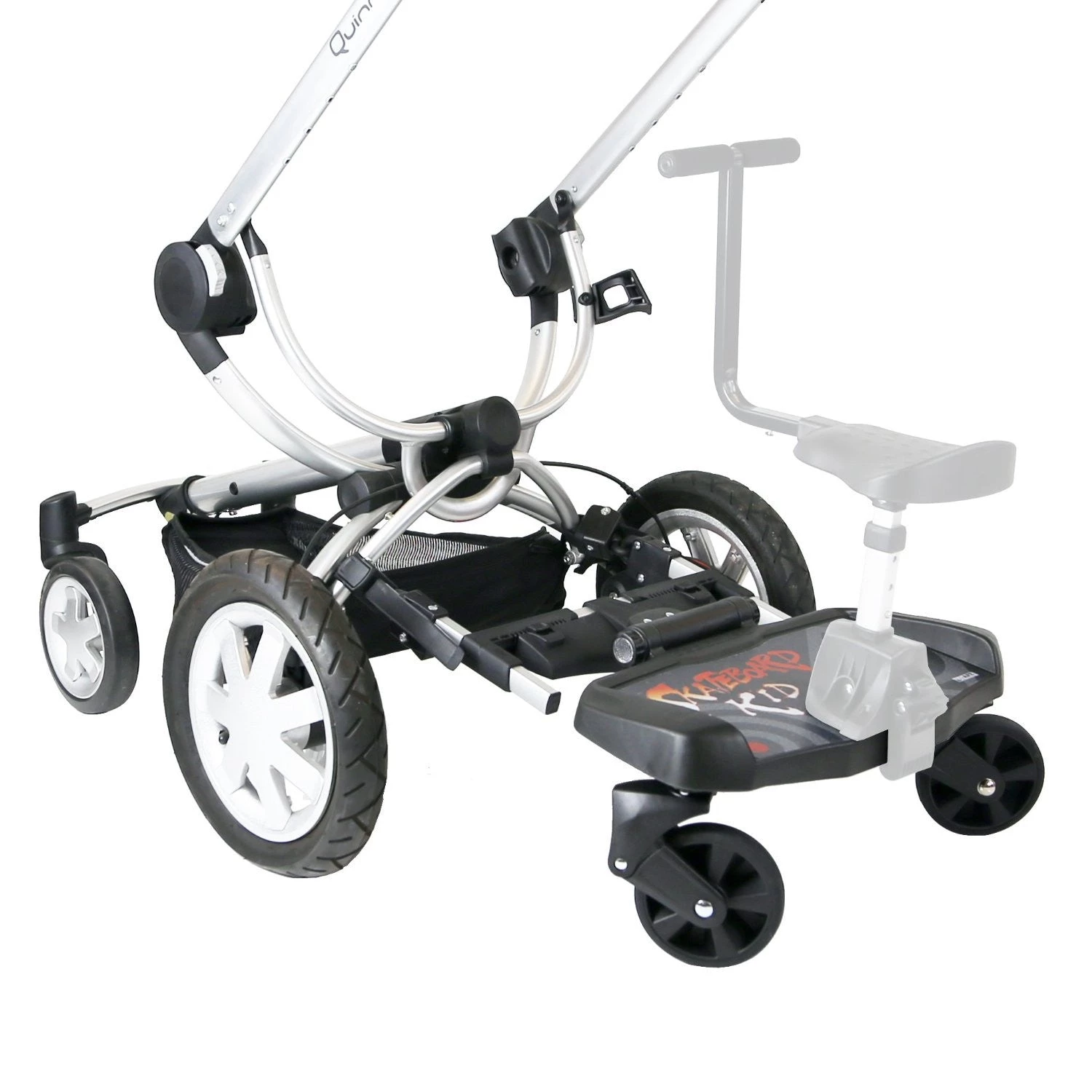 Buggy Boards With Saddle ISafe SegBoard Buggy Board Sit Or Step Pram Board - Bubble To Fit Quinny Zapp Xtra 2 Citi Travel System (Red Rumour)