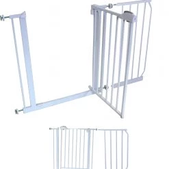 30 Cm EXTENSION For ISafe Safety DeLuxe Stair Gate 90° STOP OPEN Stair Gates