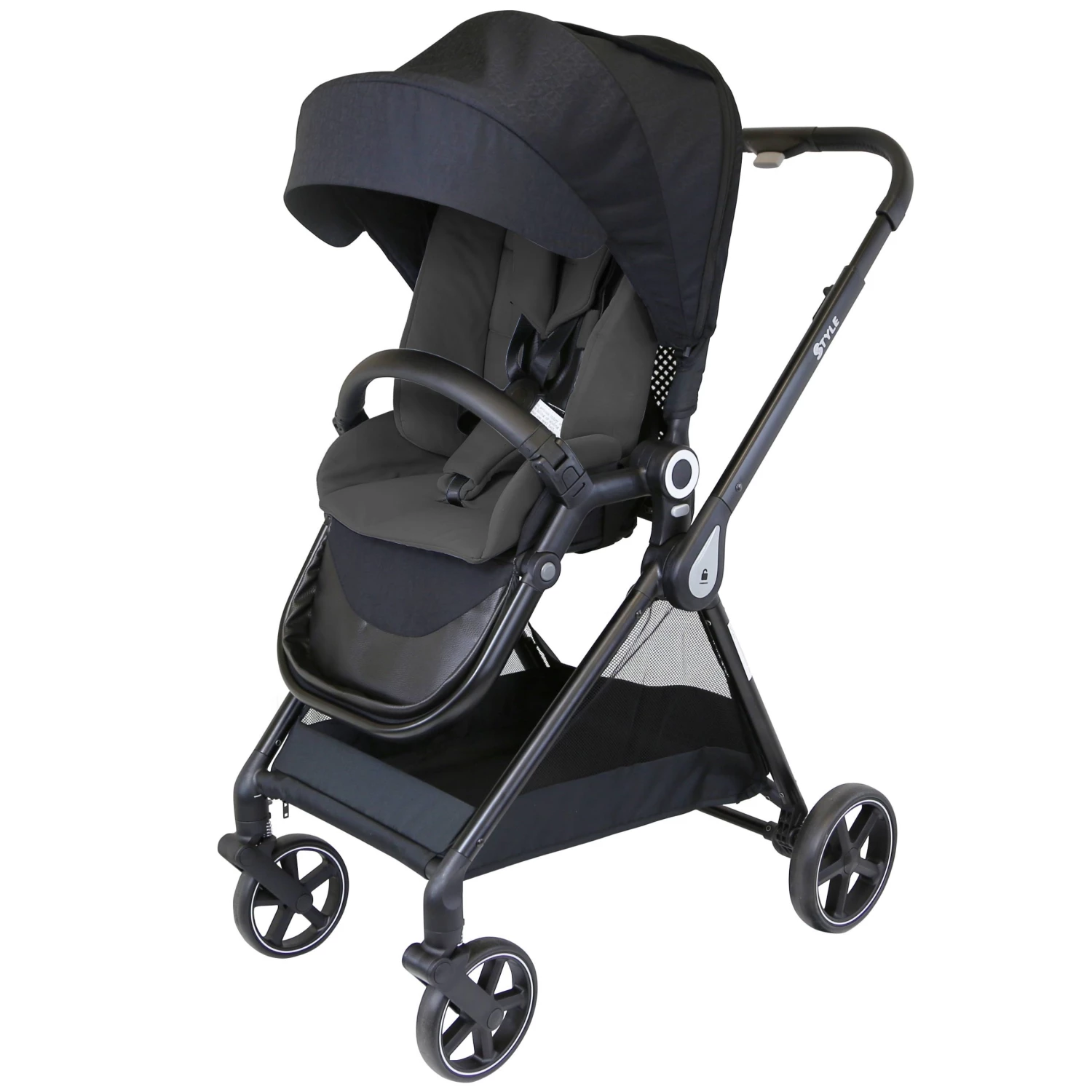 IStyle 3 In 1 Pram Travel System (Black) Including Raincover And Changing Bag 3 In 1 Limited Editions