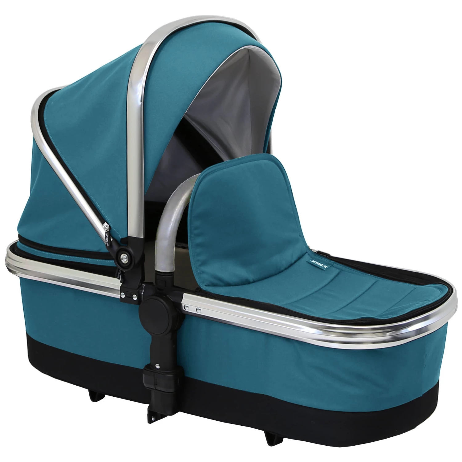 IVogue Teal 3 In 1 Pram System Includes (Changing Bag, Car Seat, Isofix Base, Parent Console) ISafe 3 In 1 Prams