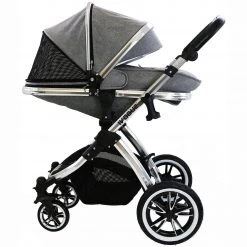 IVogue Grey Pram System IVogue 3 In 1 Prams