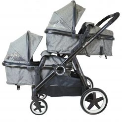 Sale Now On Save 50% ISafe Tandem Double Pram Travel System - Harmony